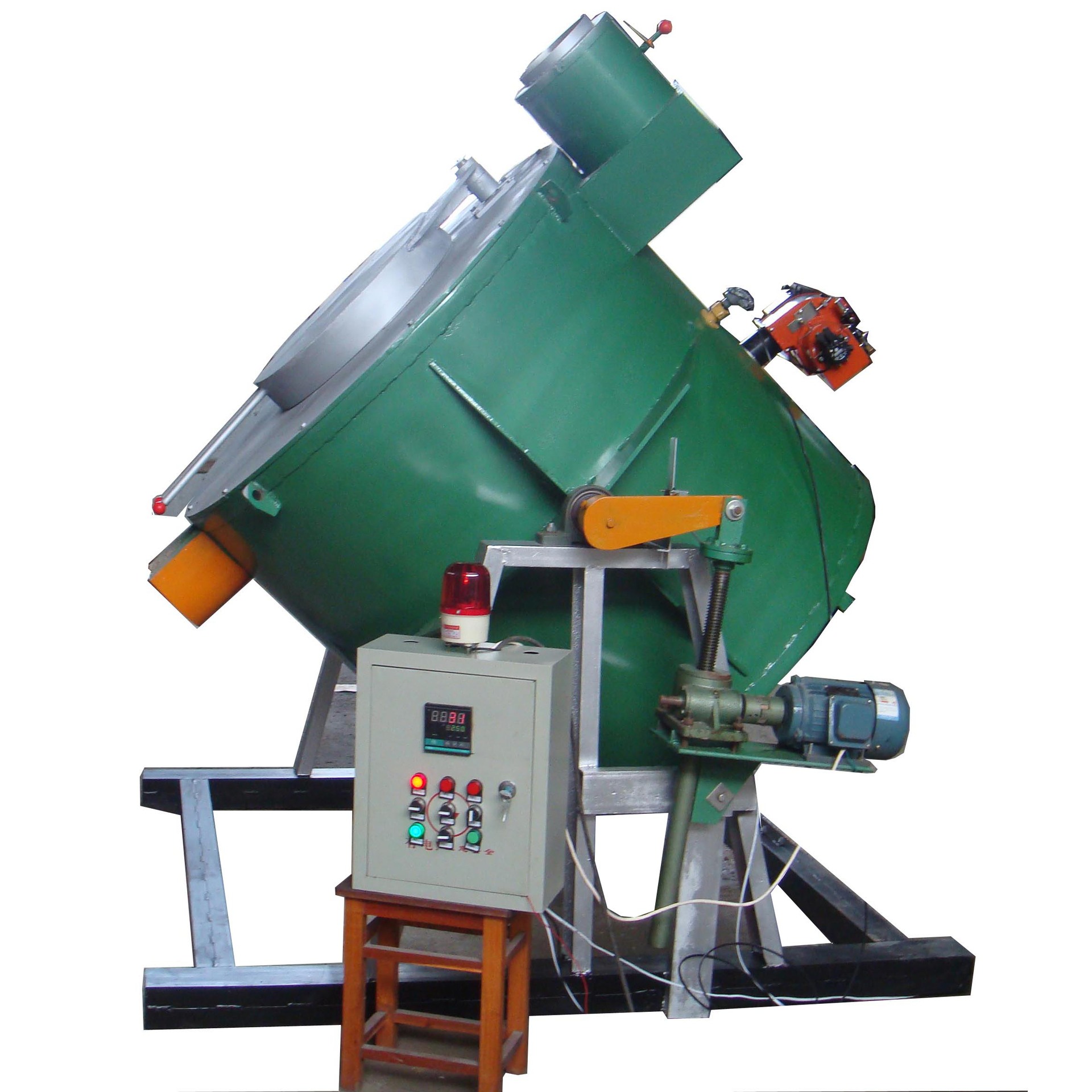 小型铸造厂首选:0.5吨燃气式坩埚铝合金熔炼炉推荐